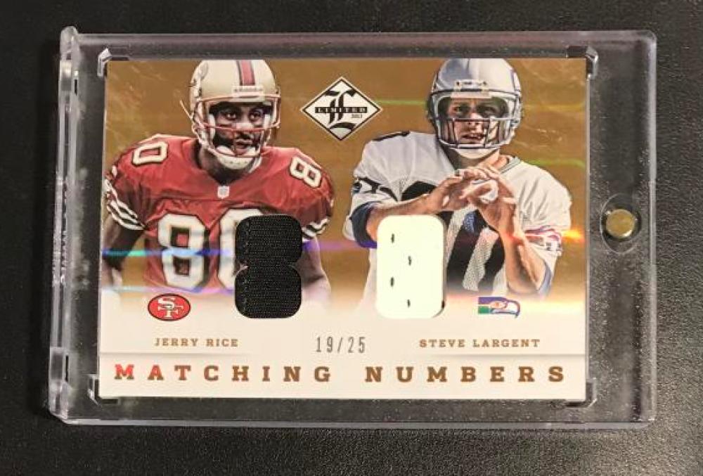 2013 Panini Limited Matching Numbers Prime