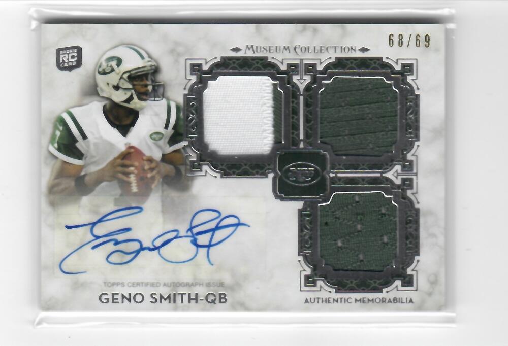 2013 Topps Museum Signature Swatches Triple Relic Autographs