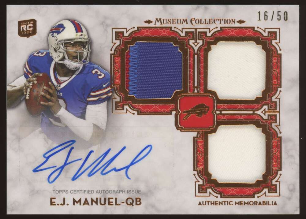 2013 Topps Museum Signature Swatches Triple Relic Autographs Copper