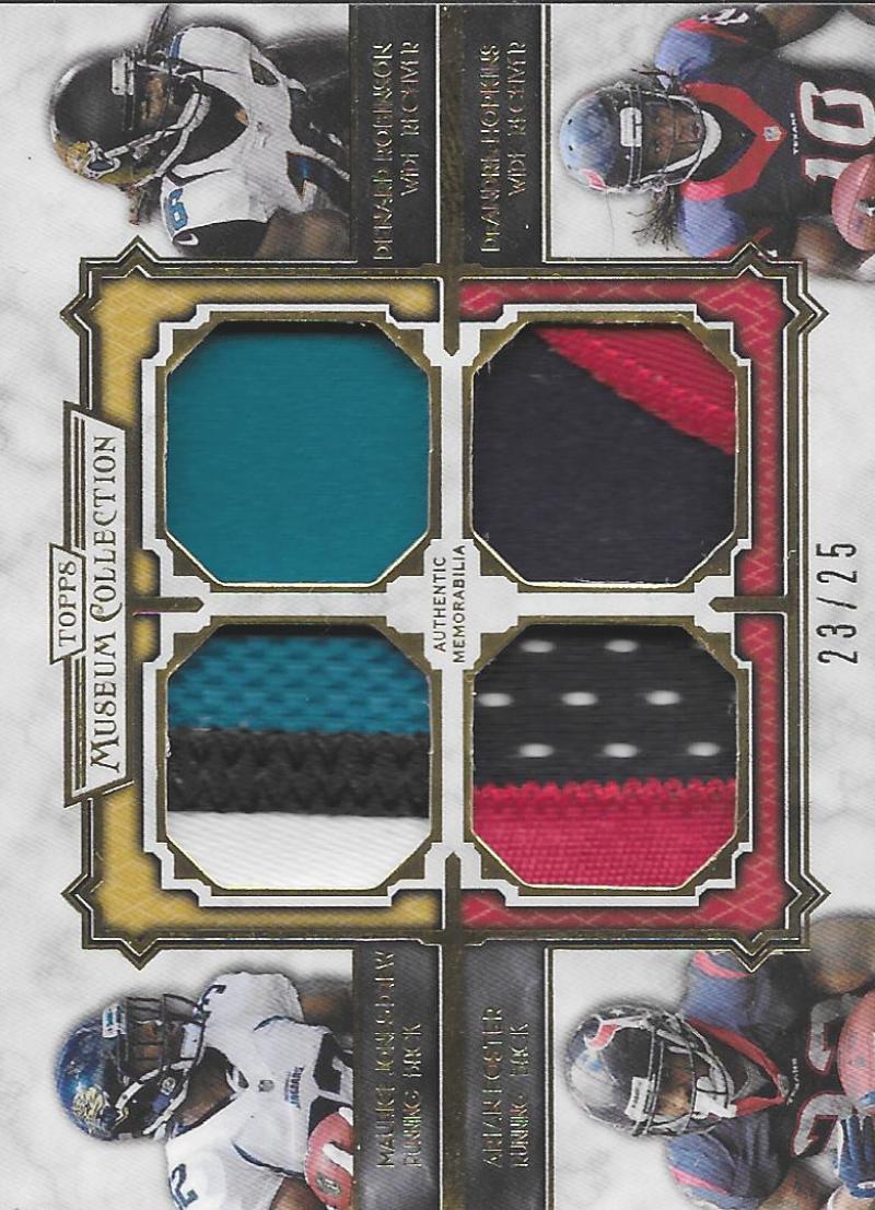 2013 Topps Museum Four-Player Quad Relics Gold