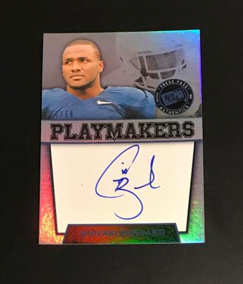 2013 Press Pass  Playmakers Autographs Blue