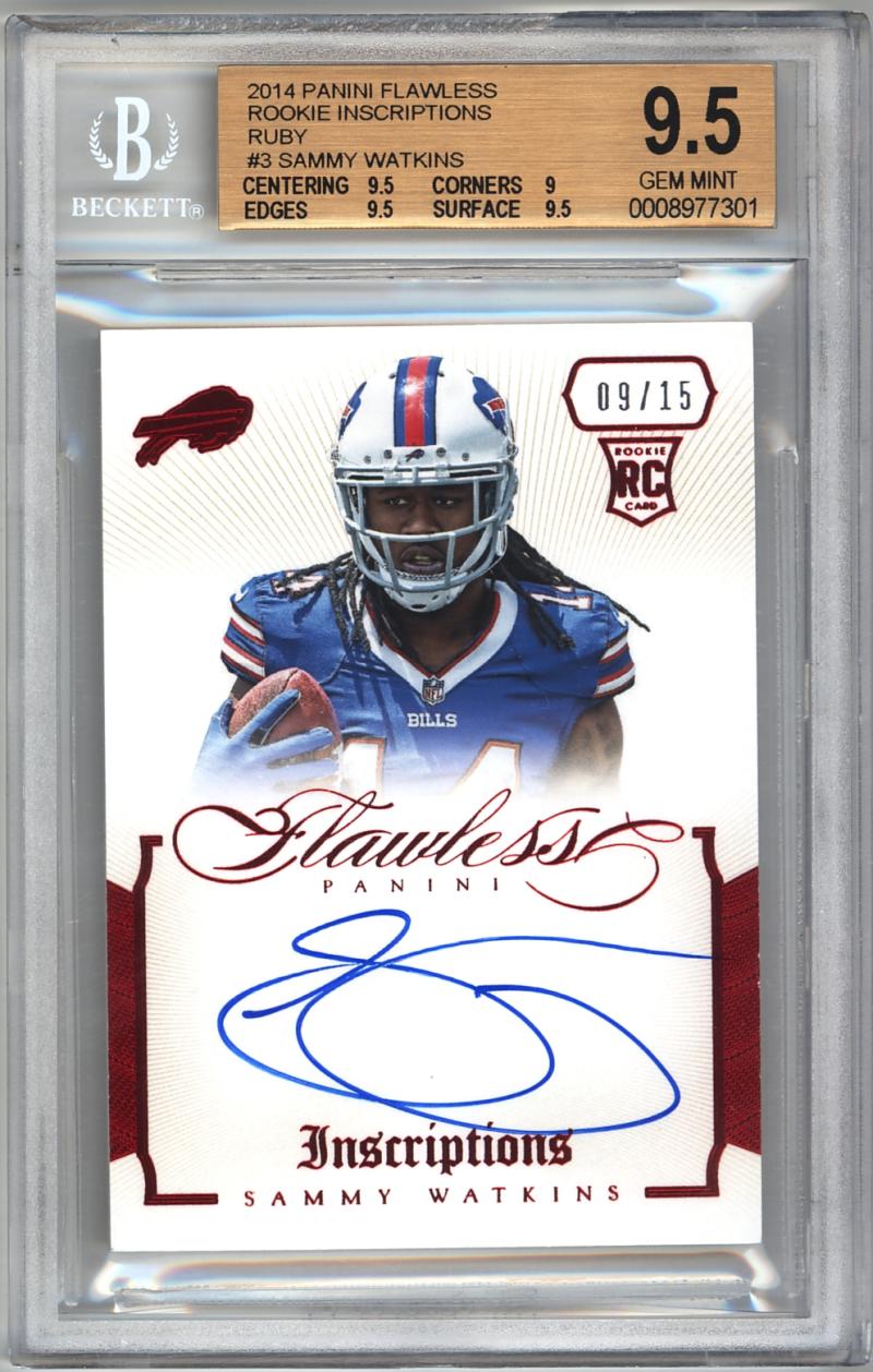 2014 Panini Flawless Rookie Inscriptions Ruby