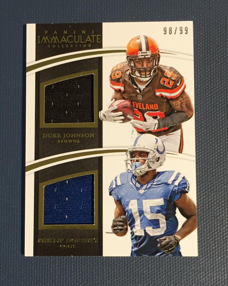 2015 Panini Immaculate Collection Dual Jerseys