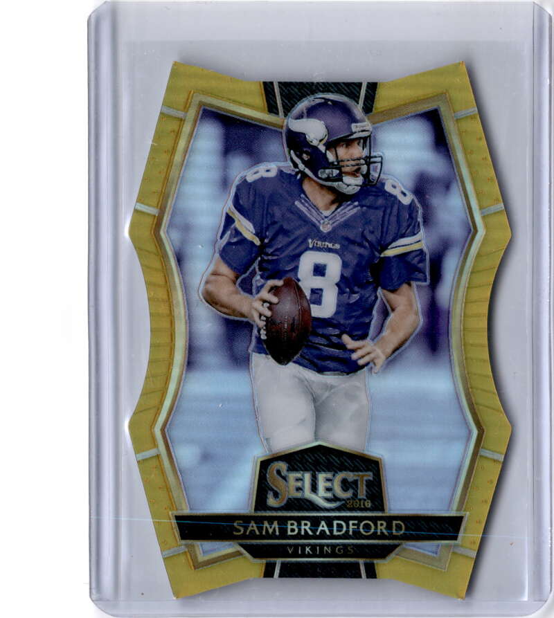 2016 Panini Select Premier Level Gold Prizm Die-Cut