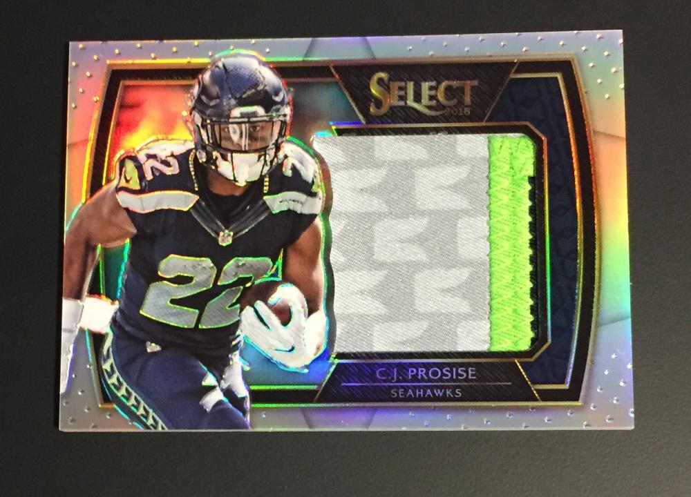 2016 Panini Select Jumbo Rookie Swatches Prizm