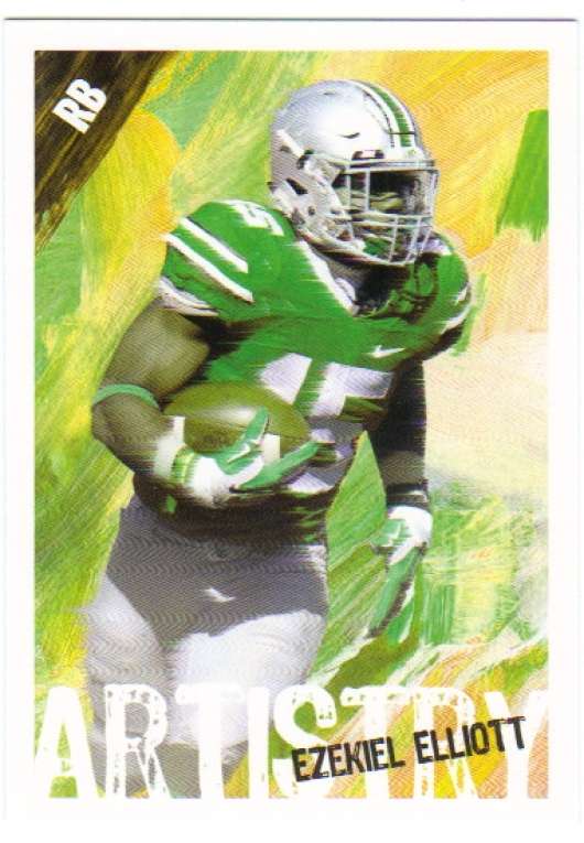 2016 SAGE Hit Artistry #ART-3 Ezekiel Elliott RB NM-MT