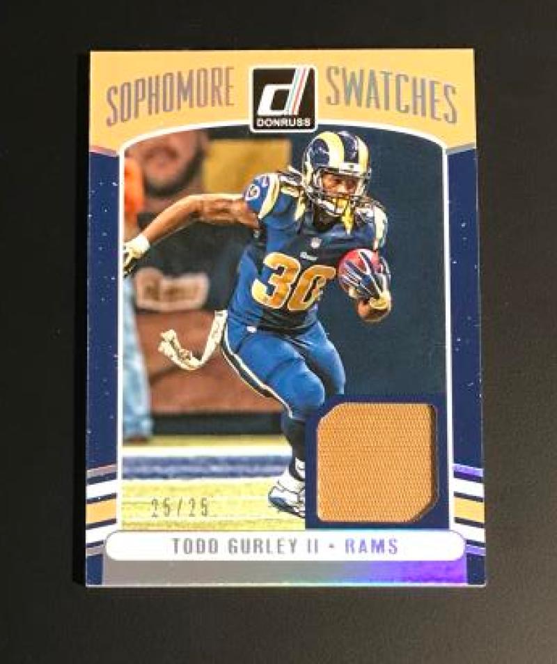 2016 Donruss  Sophomore Swatches Prime