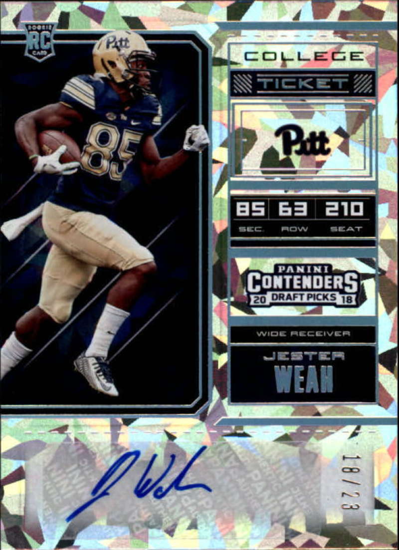 2018 Panini Contenders Draft Picks College Cracked Ice Ticket