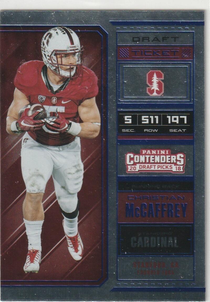 2018 Panini Contenders Draft Picks Draft Ticket Blue Foil