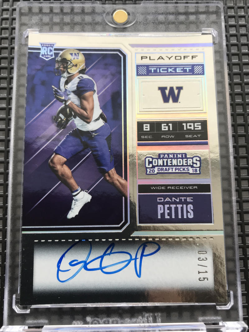 2018 Panini Contenders Draft Picks GameDay Playoff Ticket Signatures