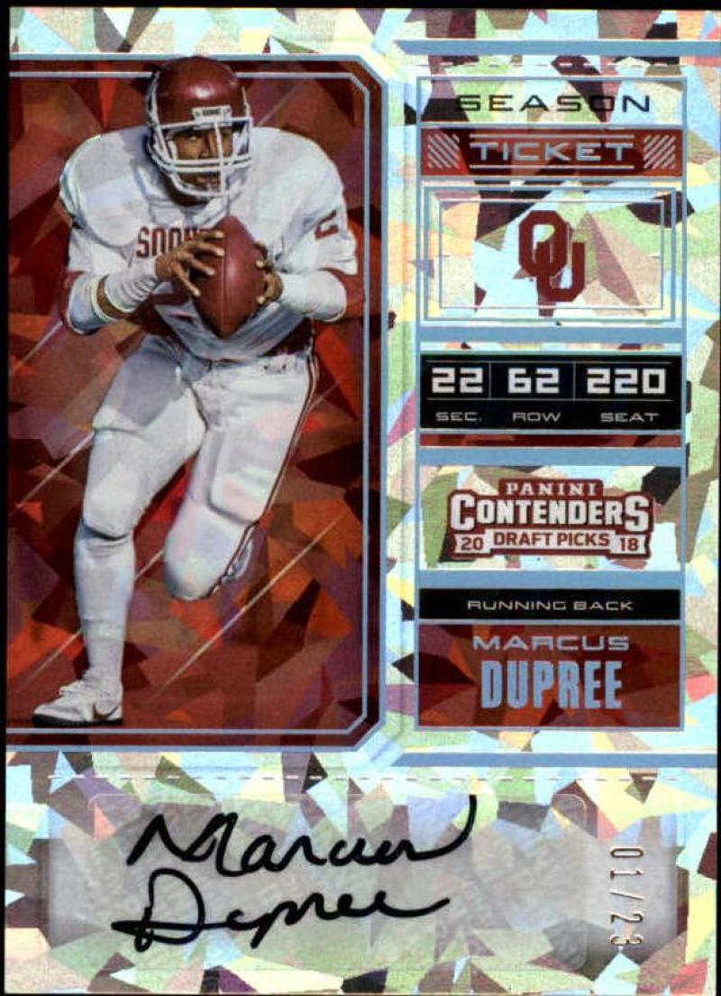 2018 Panini Contenders Draft Picks Season Cracked Ice Ticket Signatures