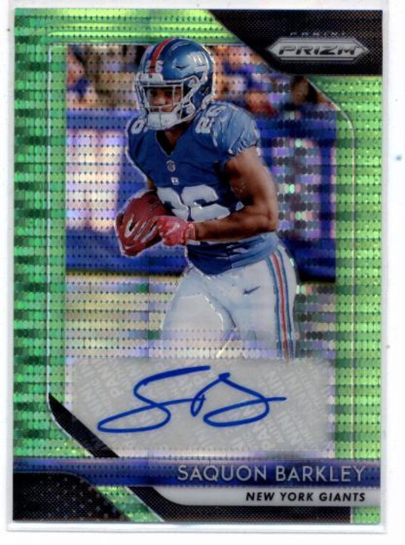 2018 Panini Prizm - Rookie Autographs - Neon Green Pulsar Prizm #RA-TRE - Tremaine  Edmunds