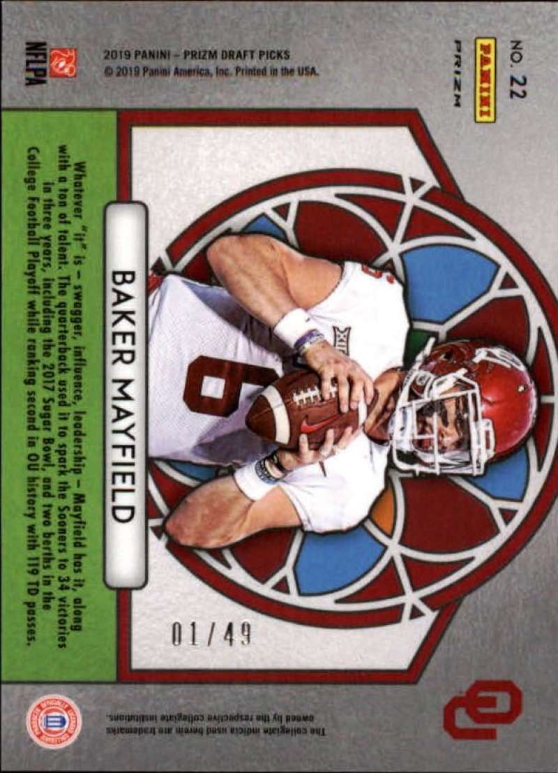 : 2019 Panini Prizm Draft Picks #15 Bo Jackson Auburn