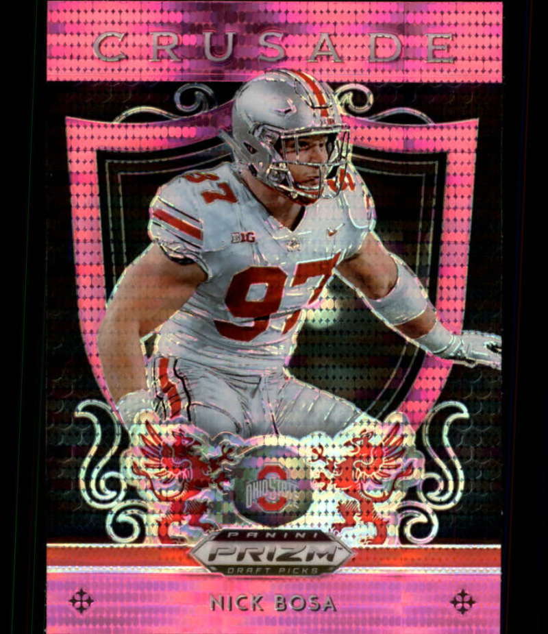 2019 Panini Prizm Draft Picks Crusade Prizms Pink Pulsar