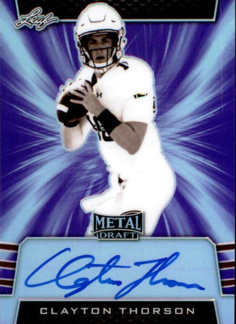 2019 Leaf Metal Draft Autographs Purple