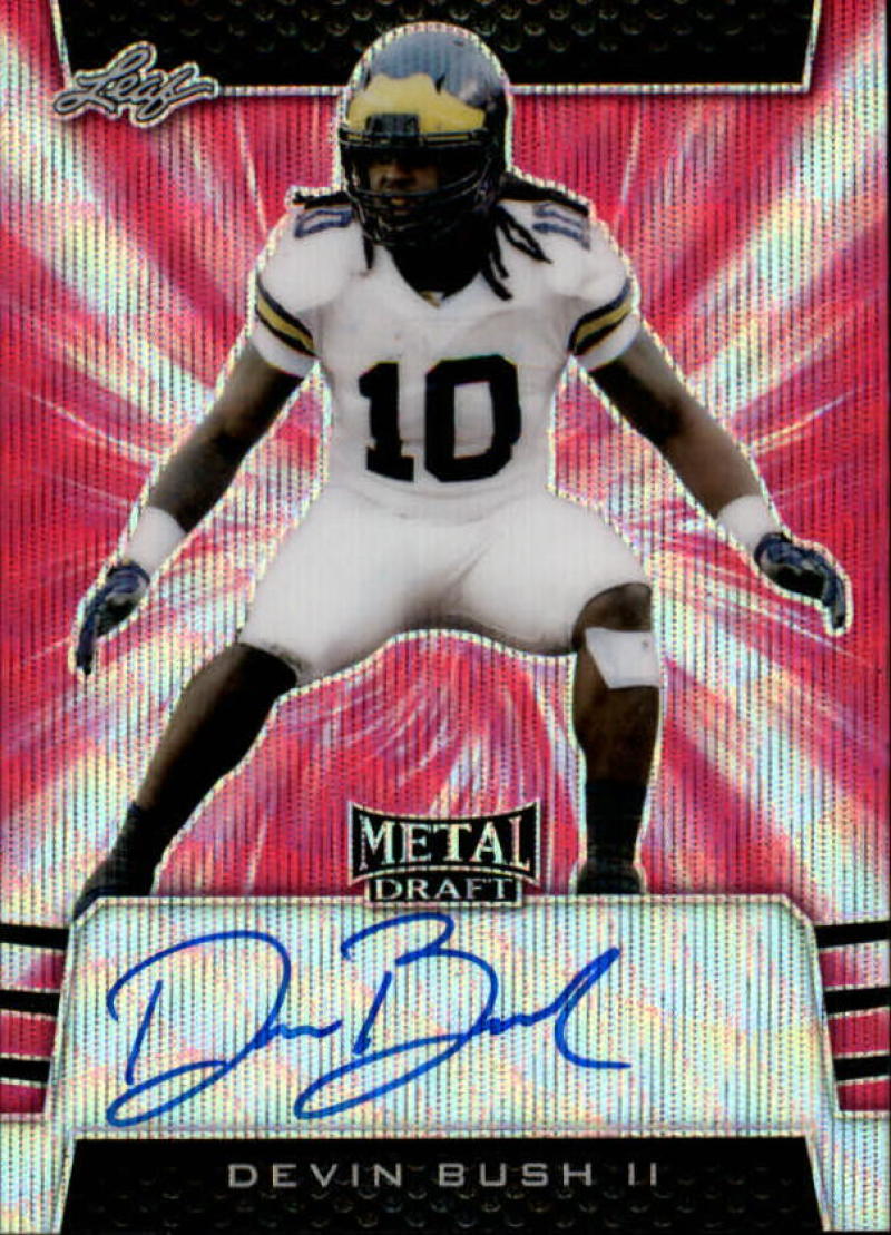 2019 Leaf Metal Draft Autographs Wave Pink