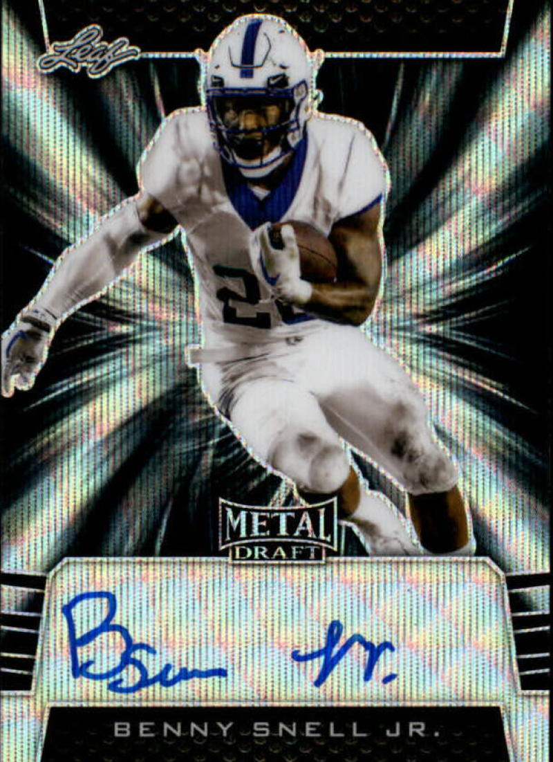 2019 Leaf Metal Draft Autographs Wave Black