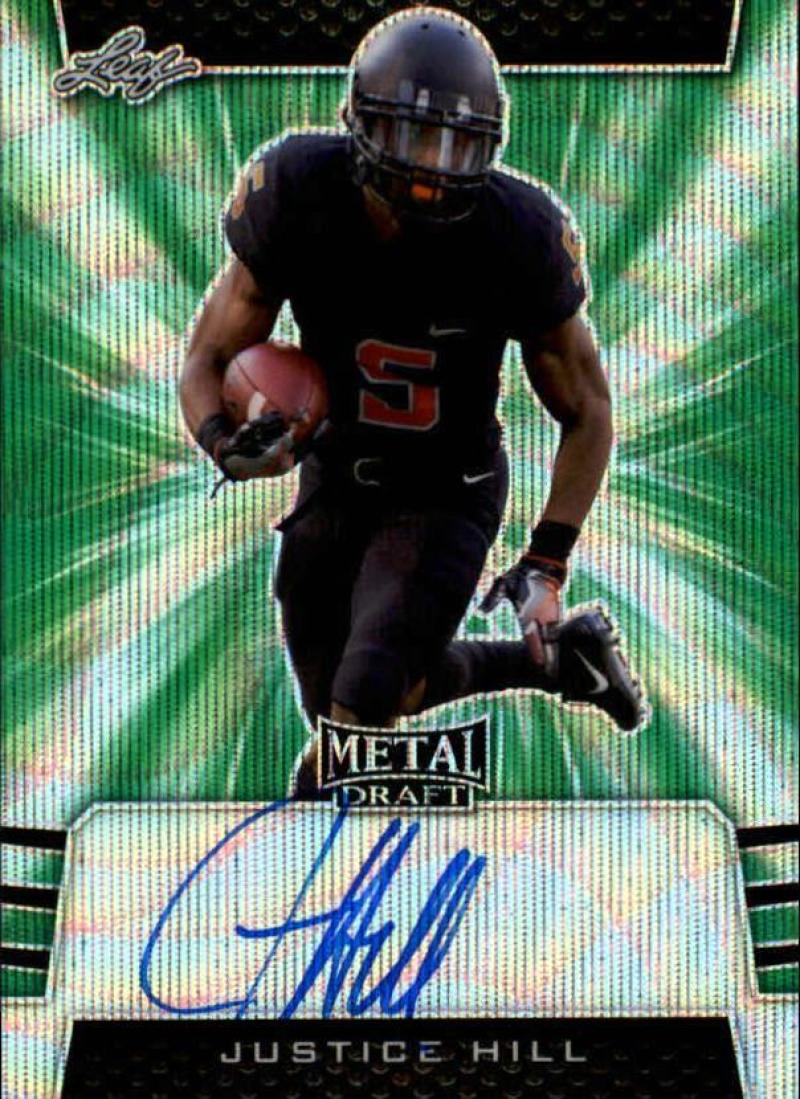 2019 Leaf Metal Draft Autographs Wave Green