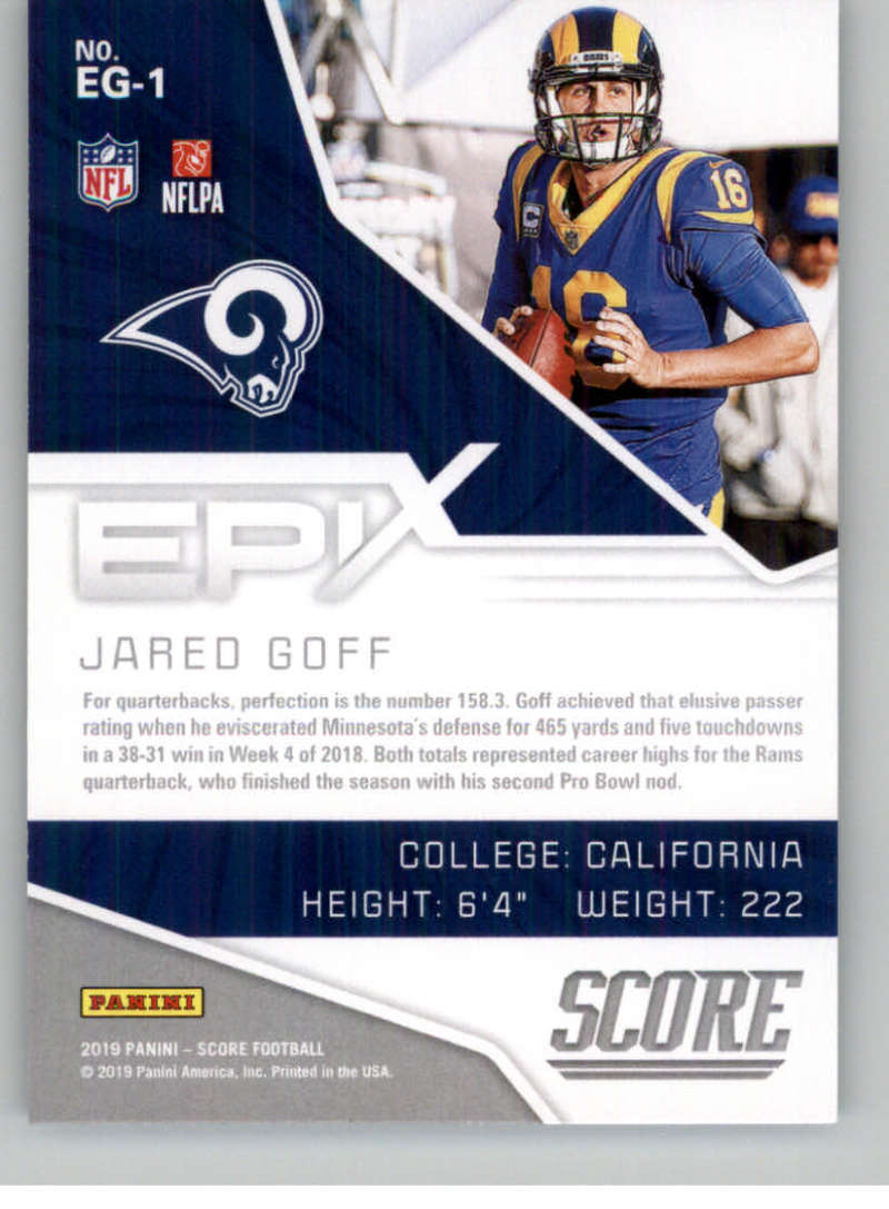 JAMES CONNER 2019 Score Epix Season #7 Football Card Pittsburgh