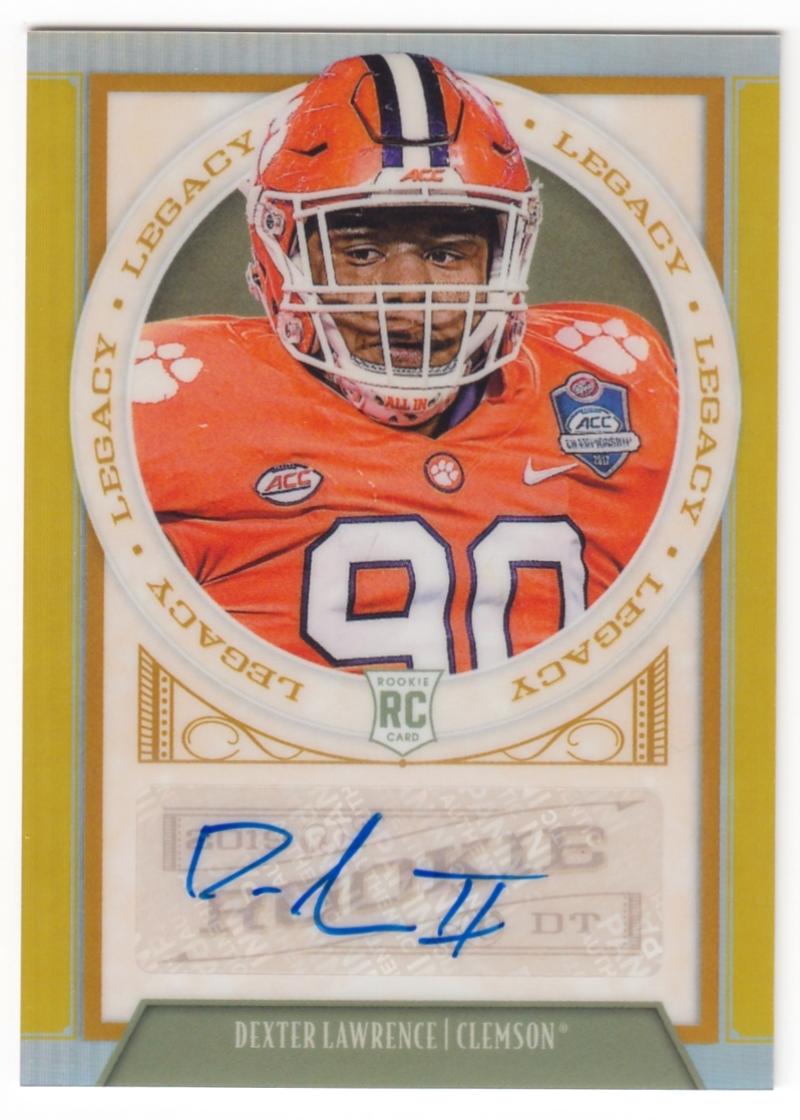 2019 Panini Legacy Premium Penmanship Gold