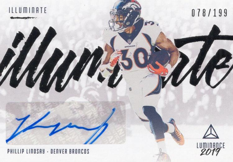 2019 Panini Luminance Illuminated Ink