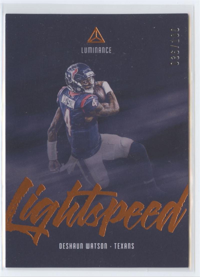 2019 Panini Luminance Lightspeed Orange