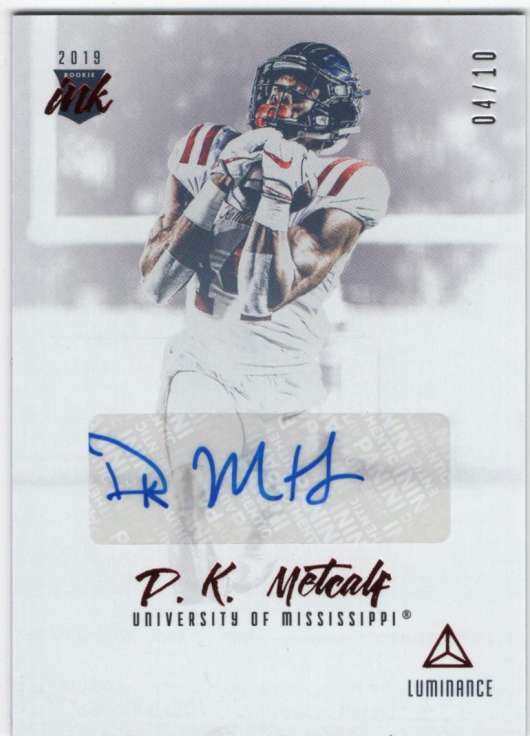 2019 Panini Luminance Rookie Ink Red