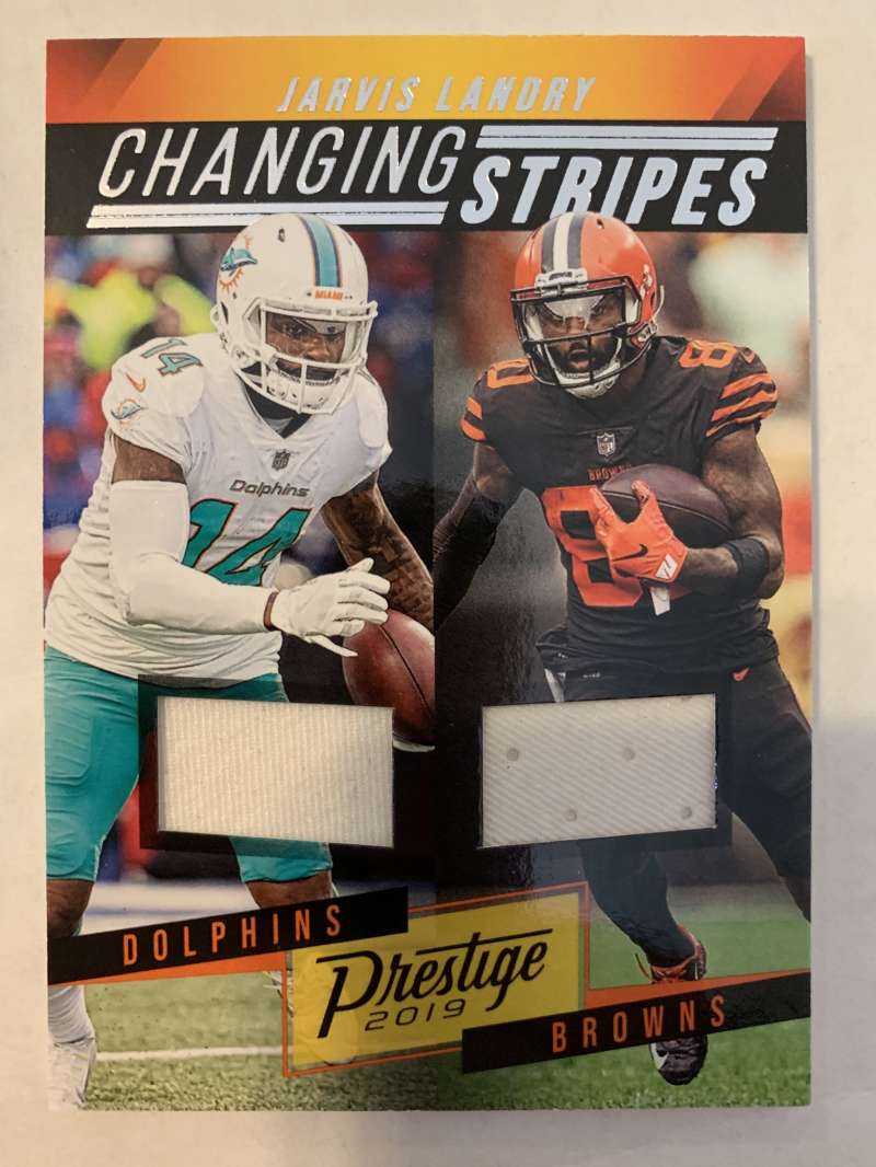 2019 Prestige Changing Stripes Jerseys #1 Alshon Jeffery Chicago