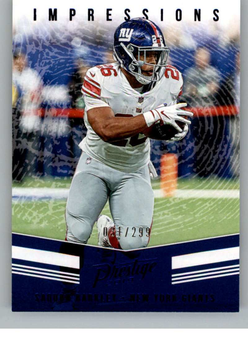 2019 Panini Prestige Impressions Xtra Points Blue