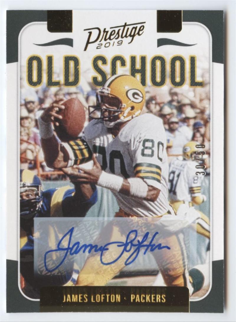 2019 Panini Prestige Old School Xtra Points Autographs Gold