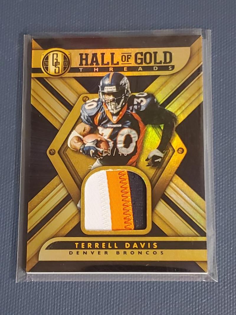 2019 Panini Gold Standard Hall of Gold Threads Prime