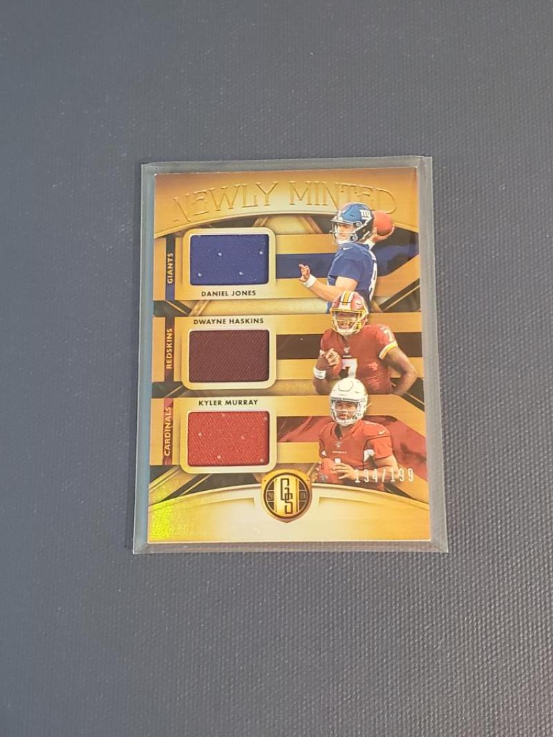 2019 Panini Gold Standard Newly Minted Memorabilia Triples