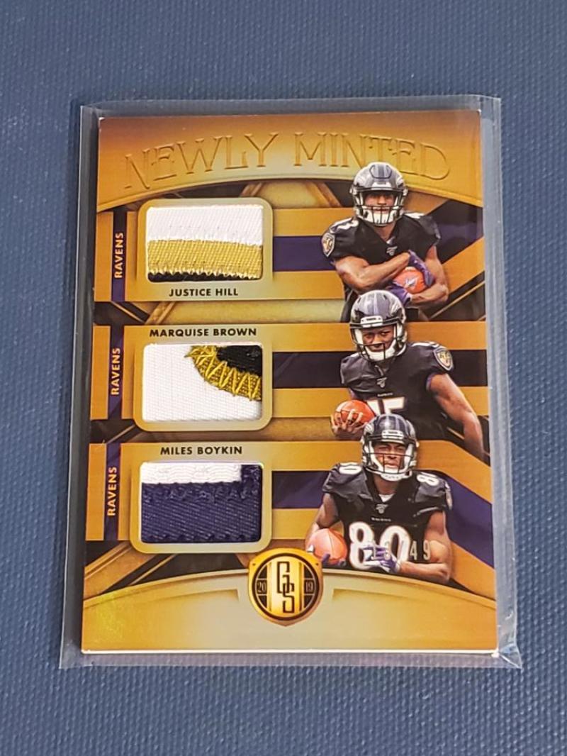 2019 Panini Gold Standard Newly Minted Memorabilia Triples Prime