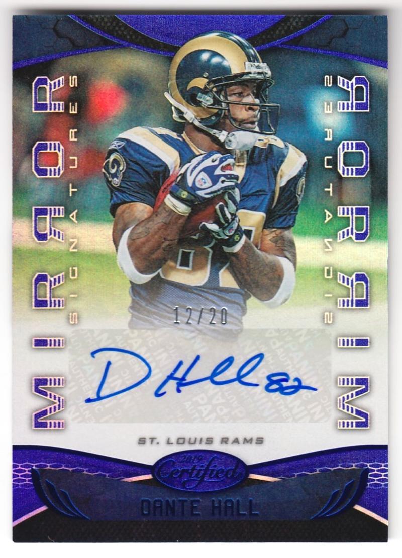 2019 Panini Certified Mirror Signatures Blue