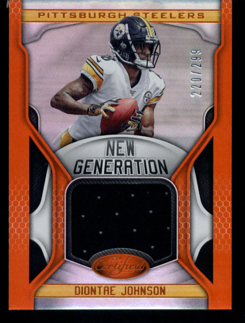 2019 Panini Certified New Generation Jerseys Mirror Orange