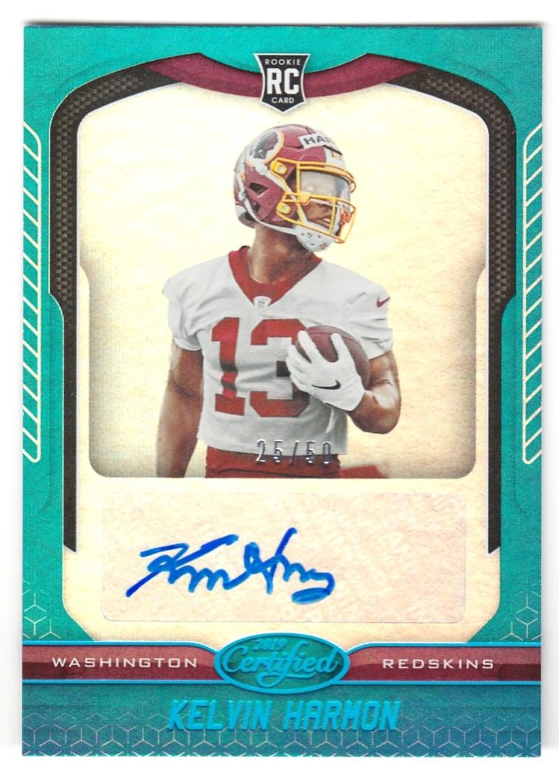 2019 Panini Certified Rookie Signatures Mirror Teal