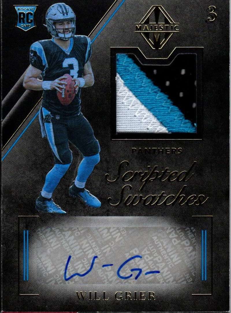 2019 Panini Majestic Rookie Scripted Swatches Gold