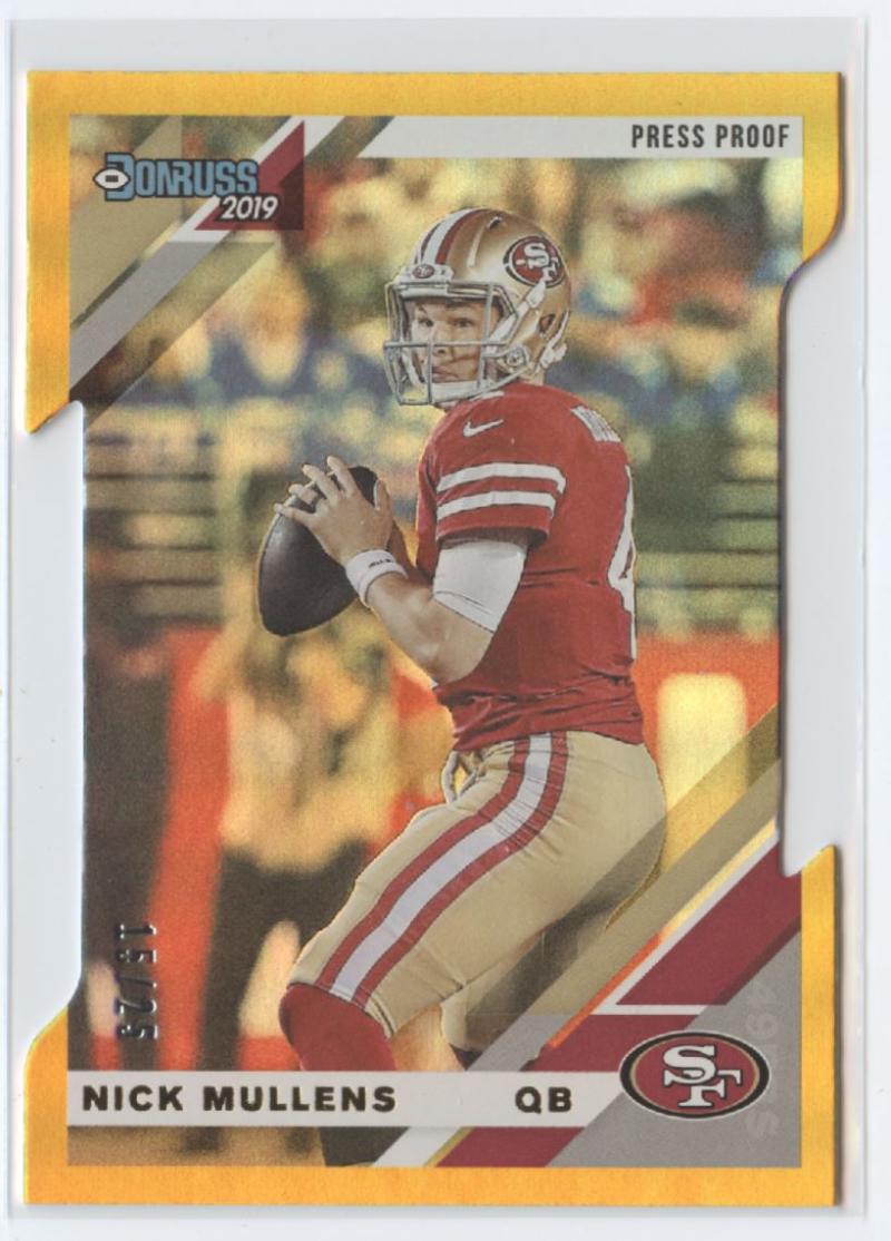 2019 Donruss  Press Proof Gold Die-Cut