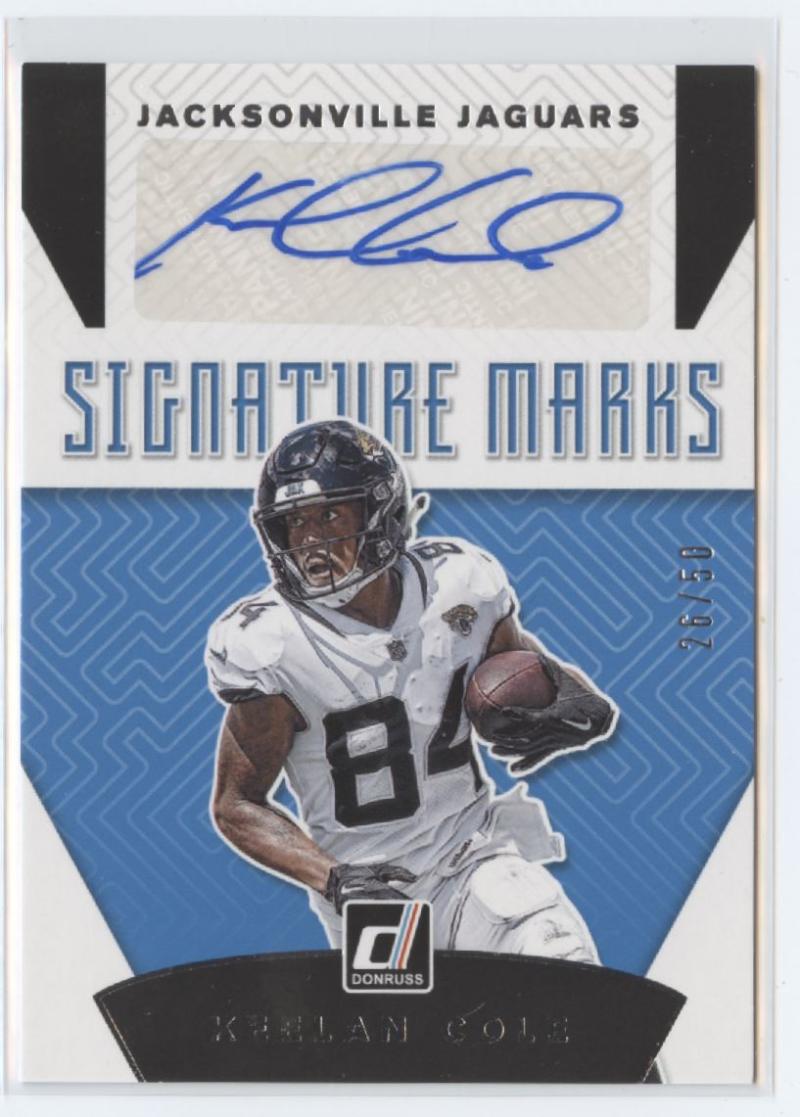 2019 Donruss  Signature Marks Blue