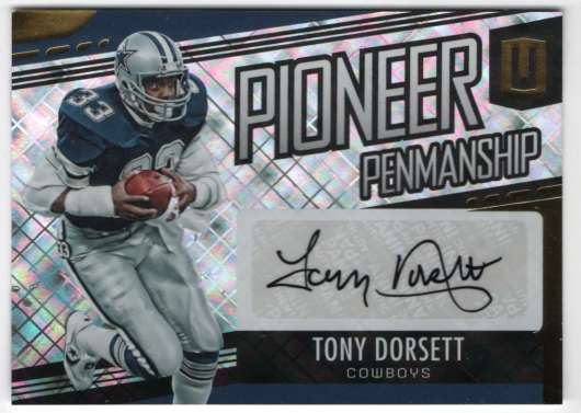 2019 Panini Unparalleled Pioneer Penmanship