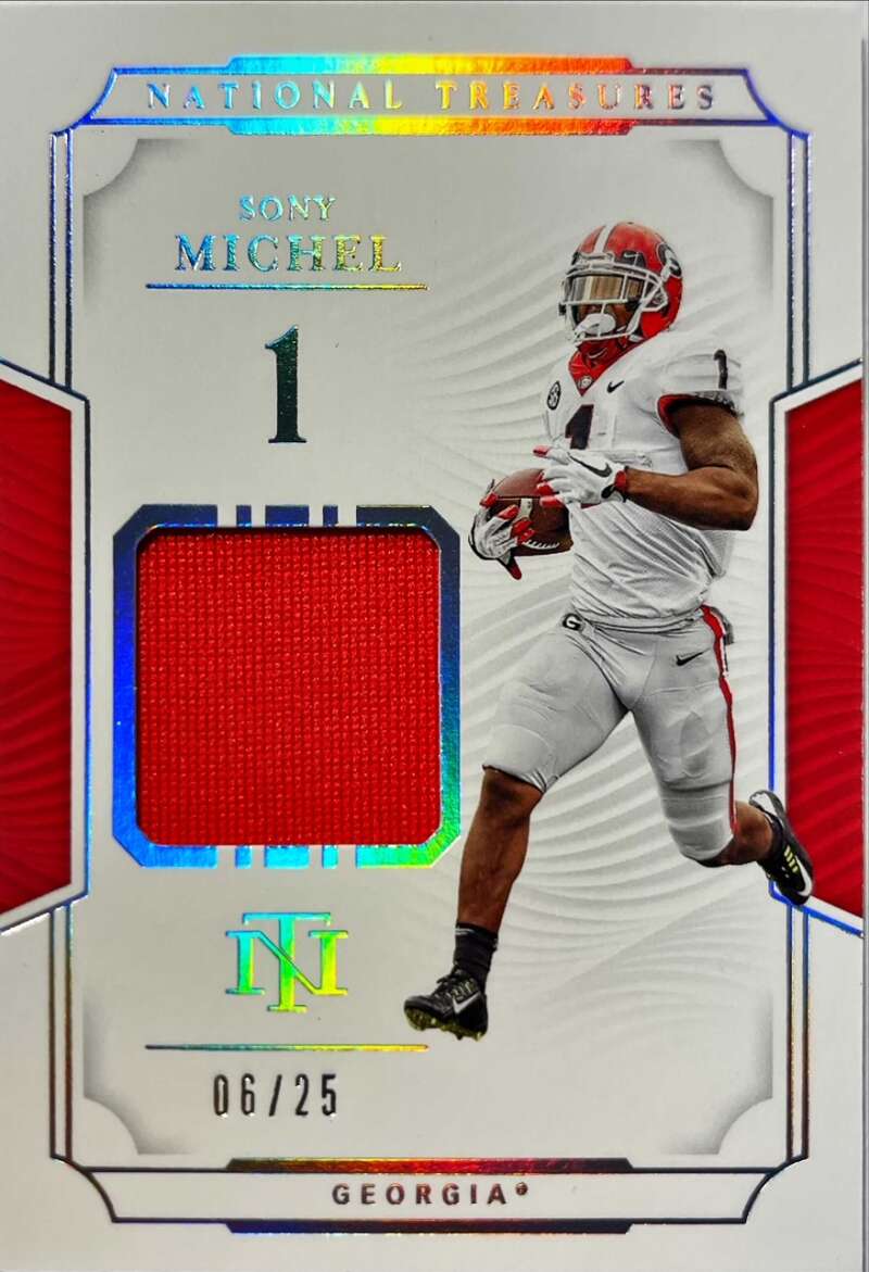 2019 Panini National Treasures Collegiate Materials Silver