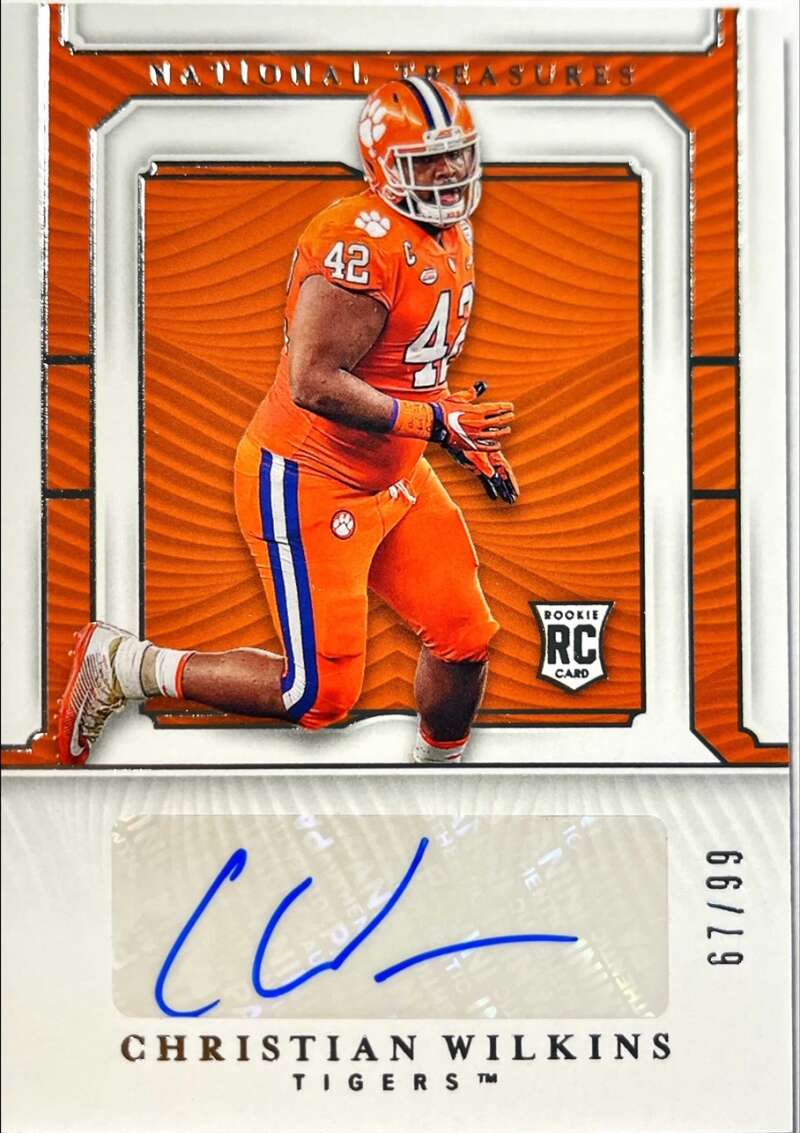 2019 Panini National Treasures Collegiate Rookie Autographs