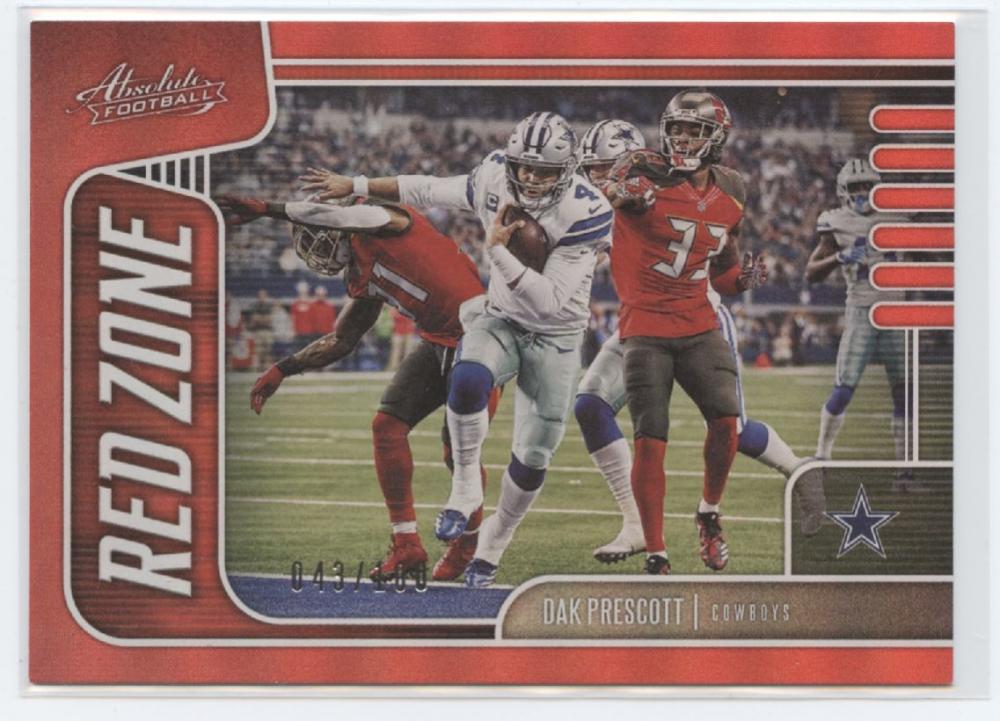 2019 Panini Absolute Red Zone Spectrum Red