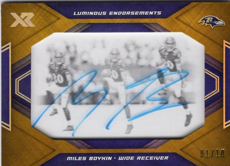 2019 Panini XR Luminous Endorsements Gold