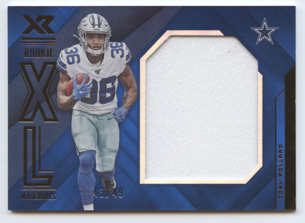 2019 Panini XR Rookie XL Materials Blue