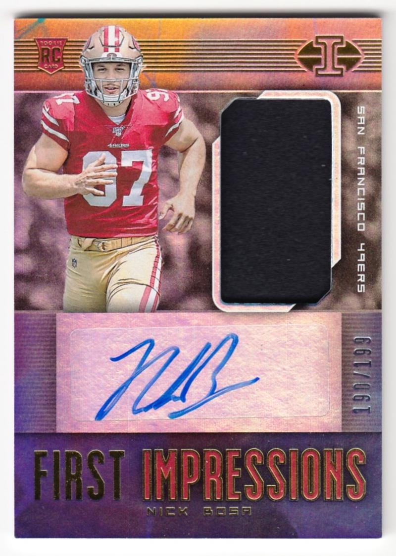 2019 Panini Illusions First Impressions Autographed Memorabilia