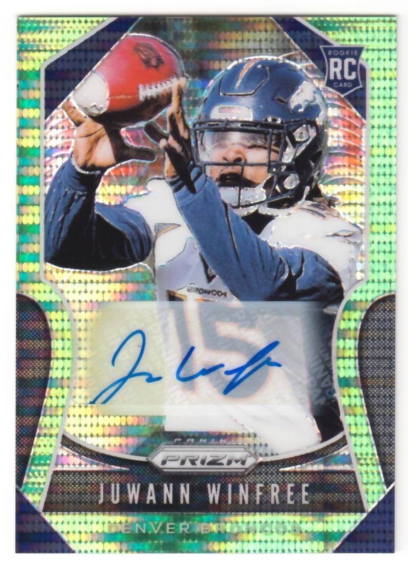 2019 Panini Prizm Rookie Autographs Prizm Neon Green