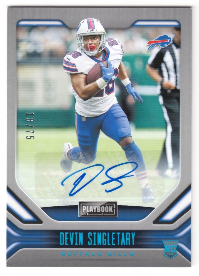 2019 Panini Playbook Rookies Signatures Platinum