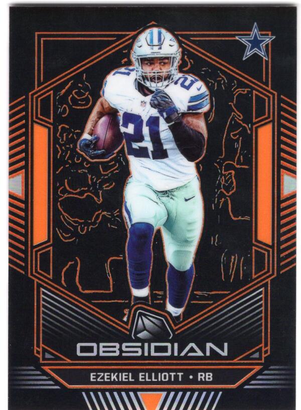 2019 Panini Obsidian Electric Etch Orange