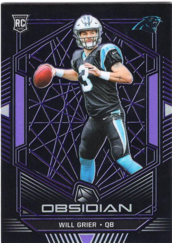 2019 Panini Obsidian Electric Etch Purple